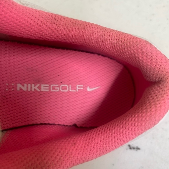 Women’s Nike Explorer 2 Golf Shoes Size 8.5 Pink And White Lace Up - Picture 4 of 13